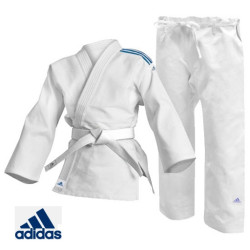 ADIDAS JUDO CLUB - BRILLIANT WHITE/BLUE ADIJFJ350WB