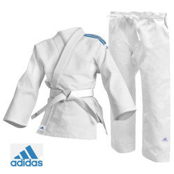 ADIDAS JUDO CLUB - WHITE/SOLAR BLUE ADIJFJ350WSB 