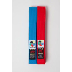 Shureido WKF Approved Red & Blue Belt (Kumite)