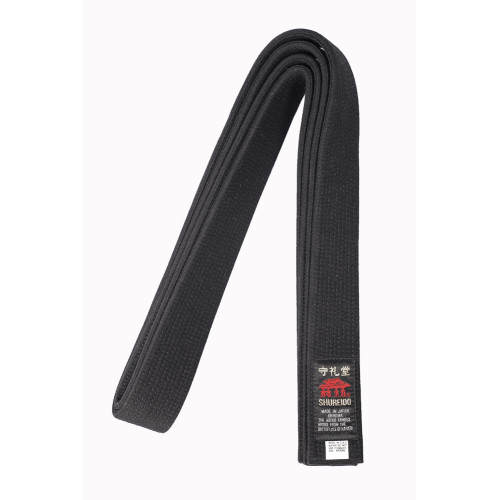 Shureido black cotton belt