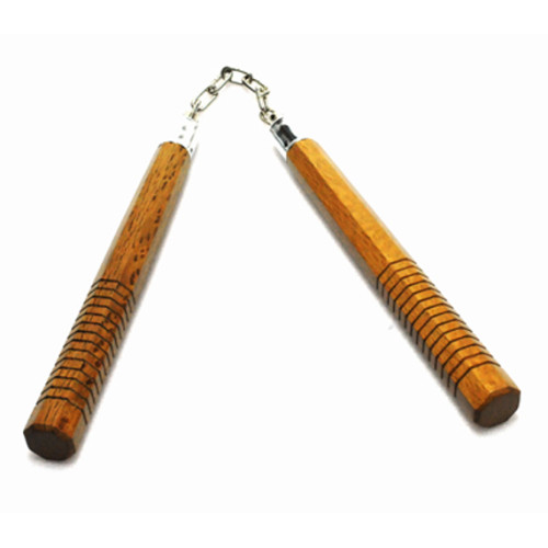 Ball bearing wooden nanchaku